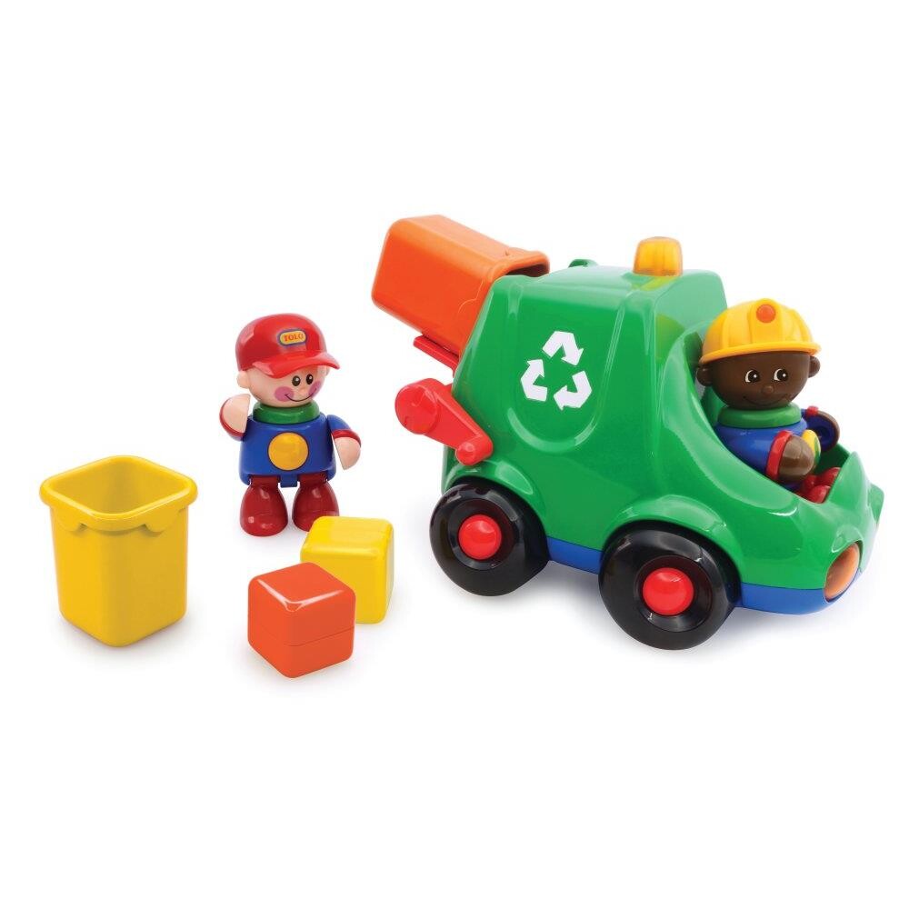 Billede af TOLO miljøbil m. 2 figurer - 5 dele