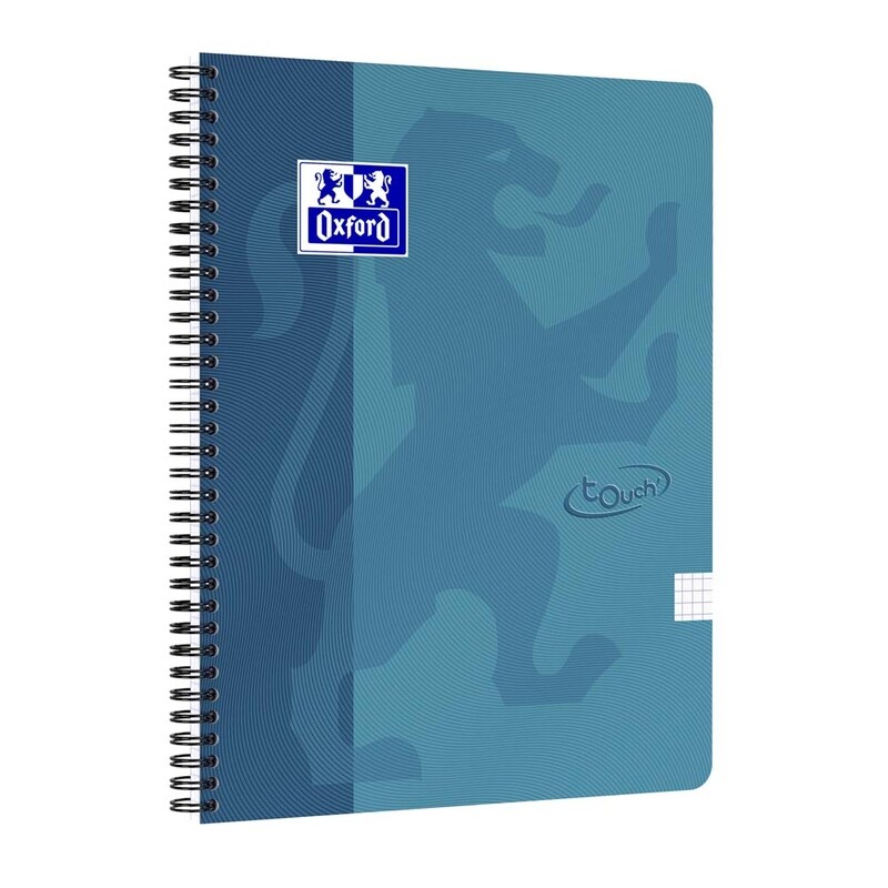 OXFORD Touch notesbog A4+ kvadreret 5mm