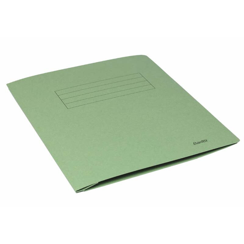 Arbejdsmappe Bantex grøn 318x240mm, m/skrivefelt billede