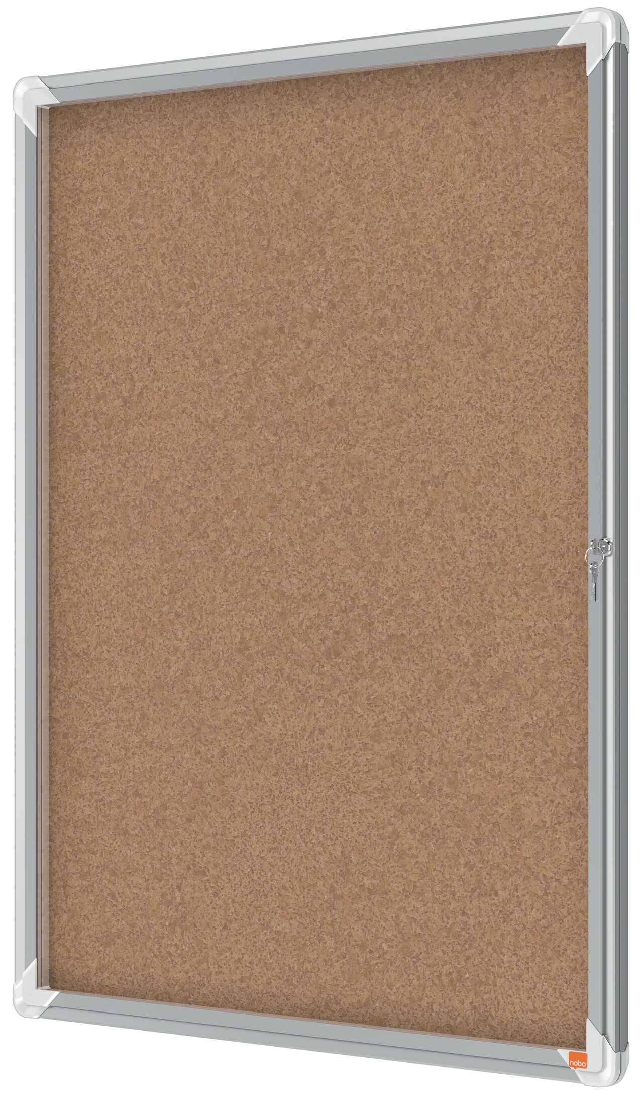 Nobo opslagsskab med hængslet låge 9xA4, kork billede
