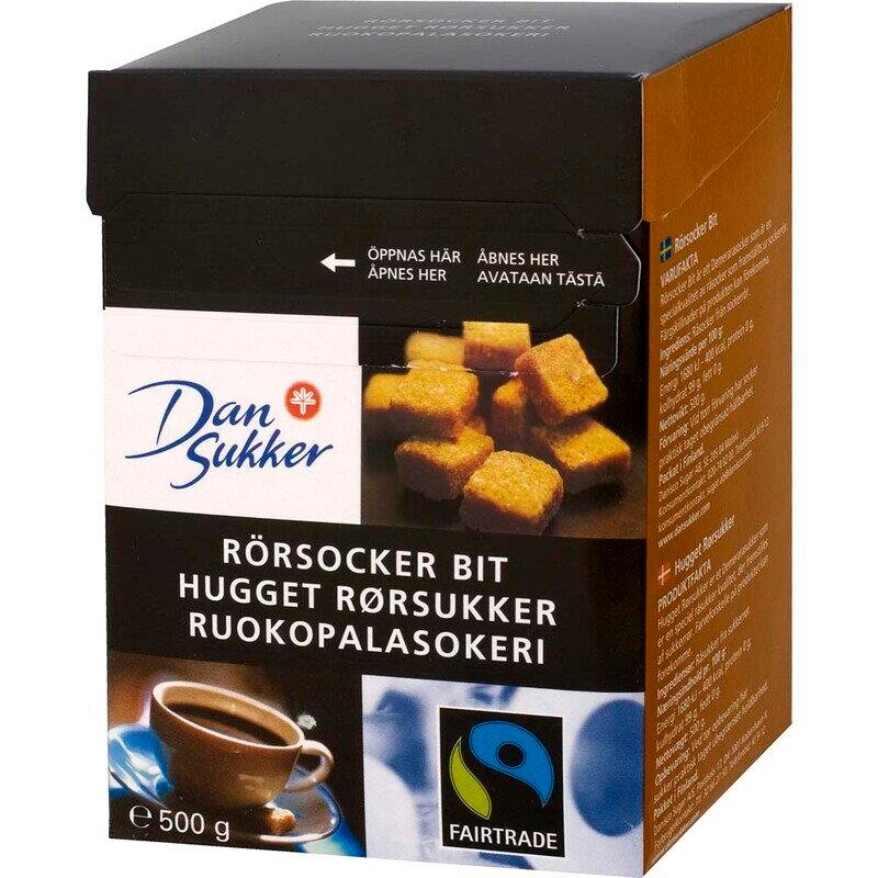Hugget rørsukker, 10x500g