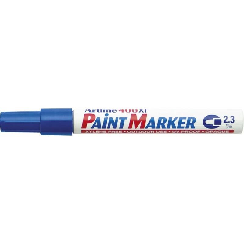 Paint marker Artline EK400 blå 2,3mm rund spids billede