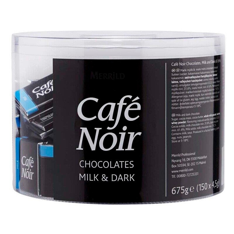 Chokolade Café Noir Lys/mørk 300 stk.