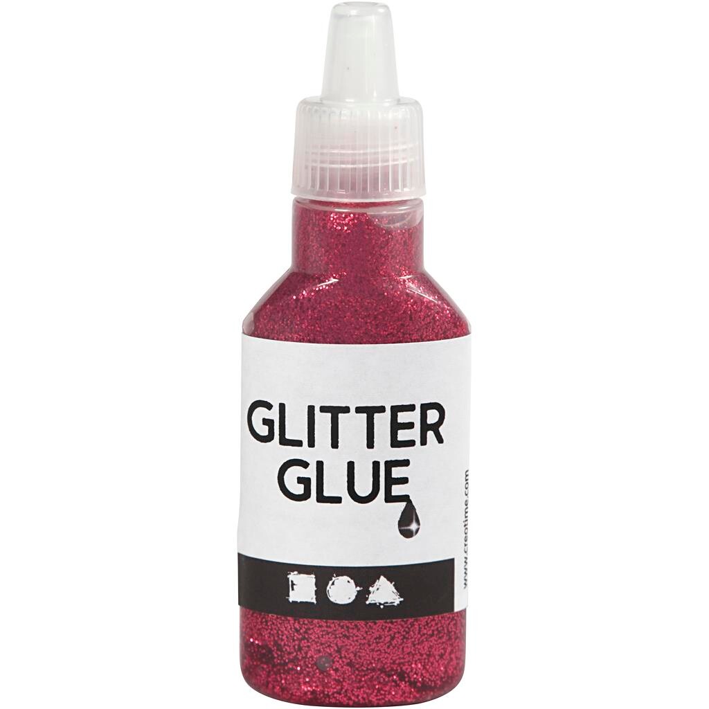 Billede af Glitterlim, pink, 25ml