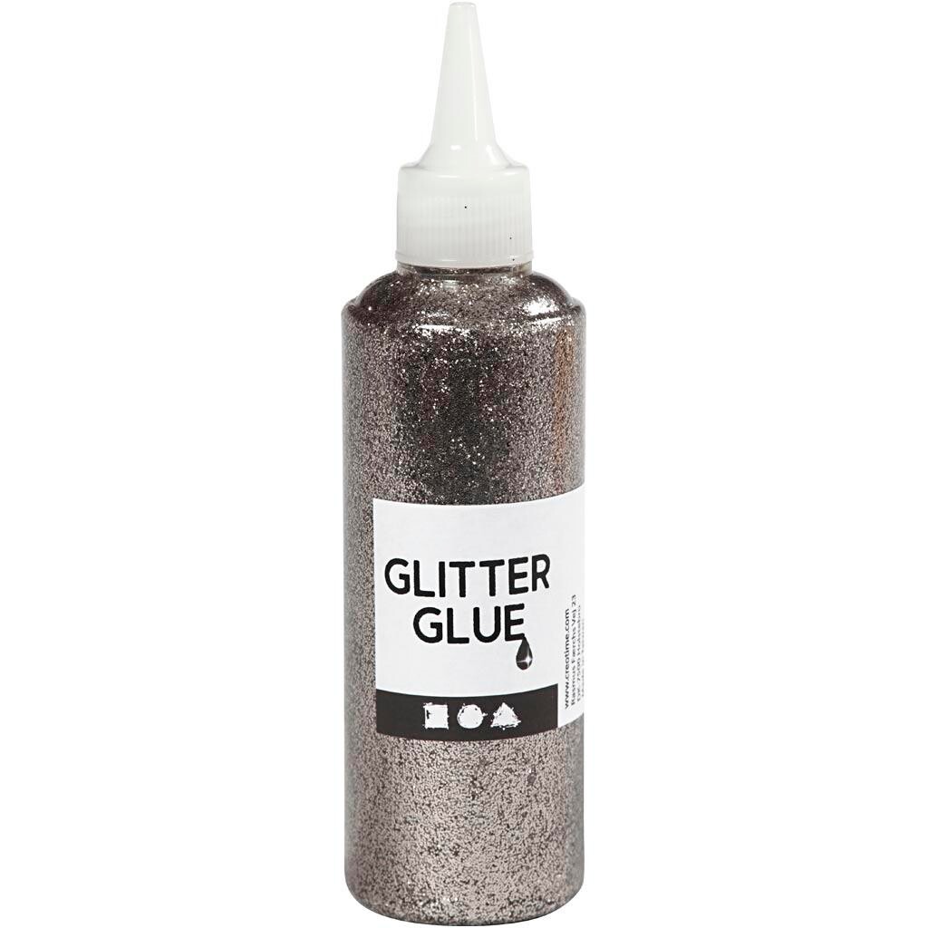 Billede af Glitterlim, sølv, 118ml