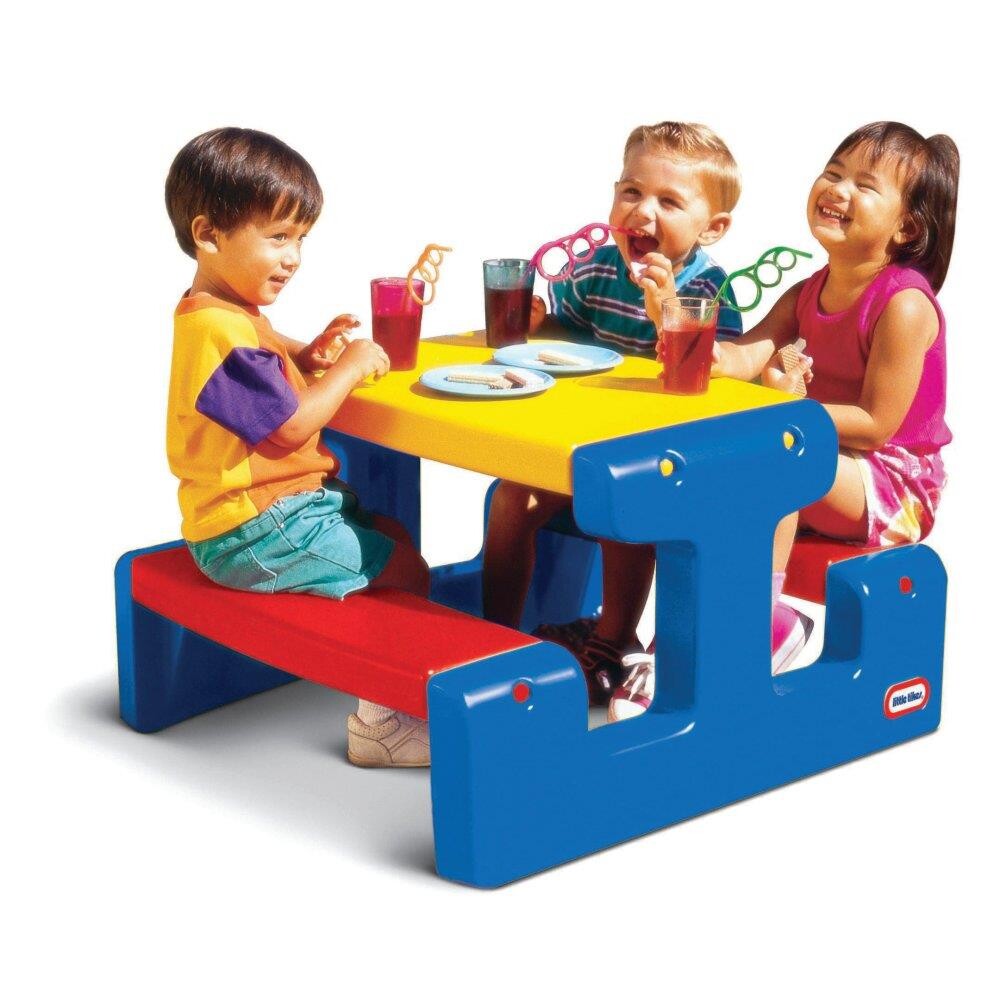 Billede af LittleTikes Picnicbord - Blå