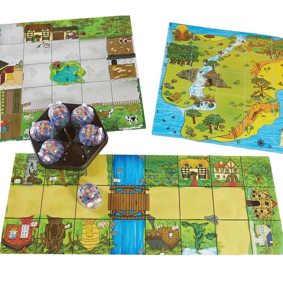 Blue-Bot 6 stk programmeringsrobot m.m.