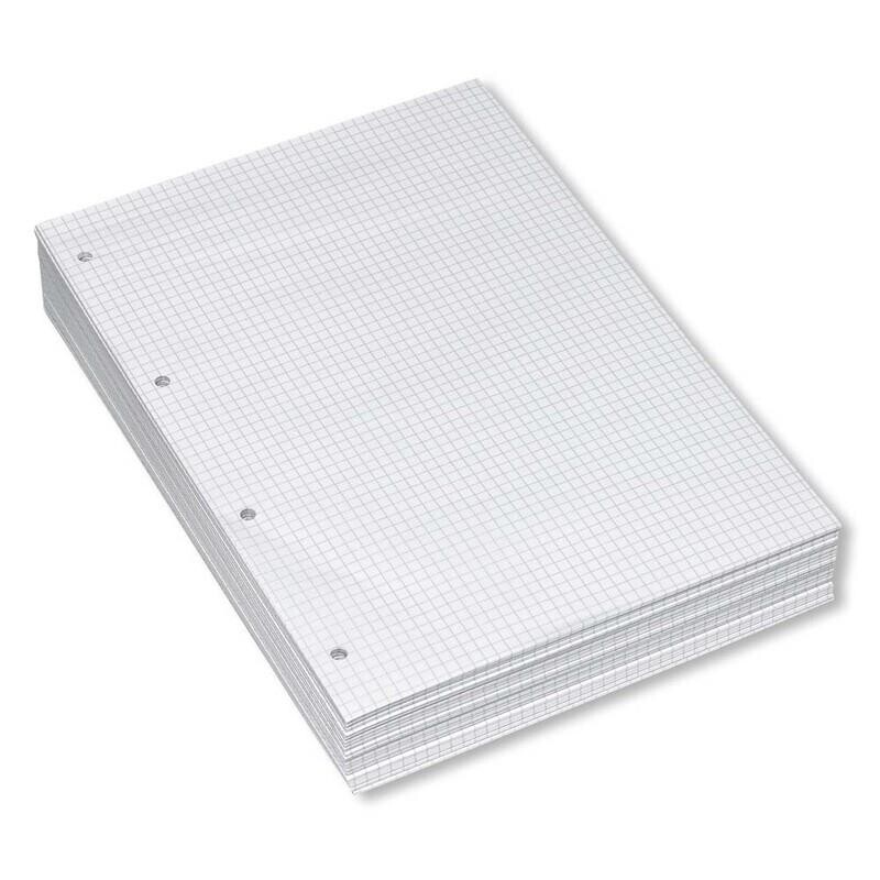 Konferenceblok A4 kvad. toplimet 4 huller. 60g