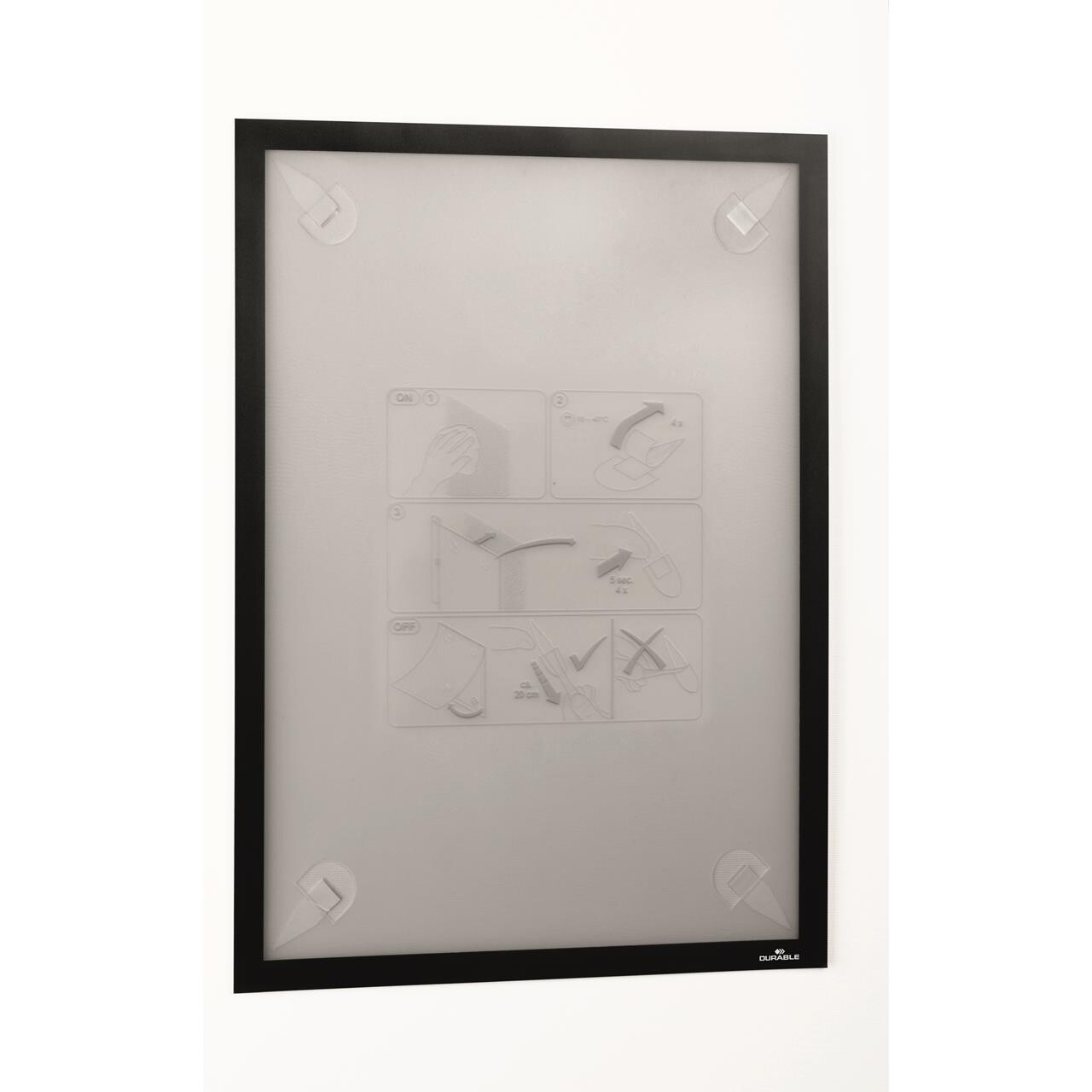 Duraframe Wallpaper, sort A3, 1 stk. billede