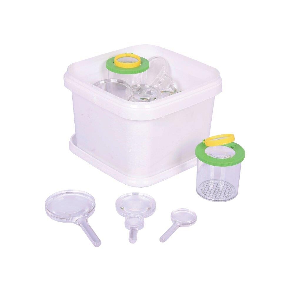 Klassesæt med forstørrelsesglas-35 dele