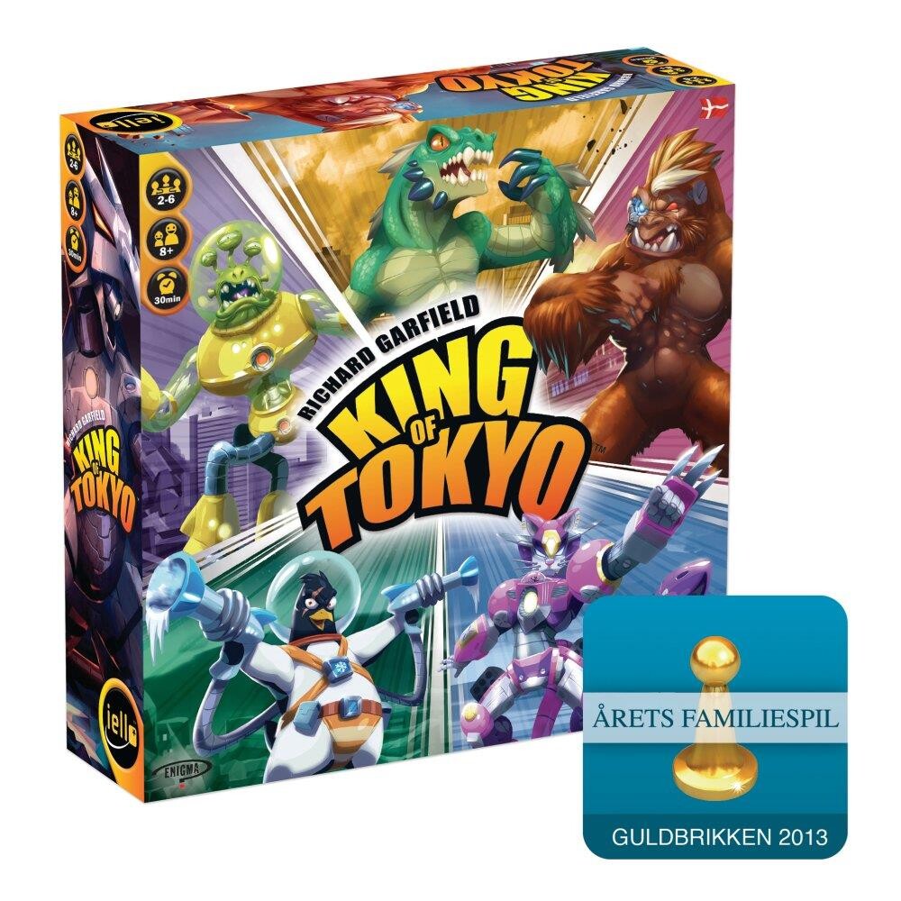 Spil, King of Tokyo brætspil - fra 8 år+