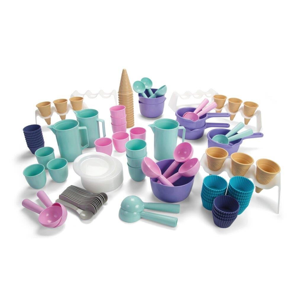 Thorbjørn sandkagesæt i plast, 112 dele billede