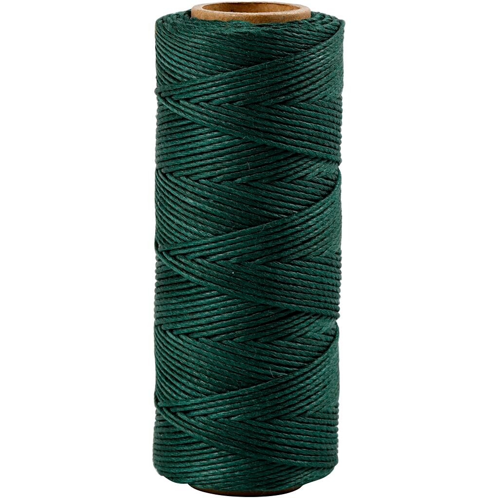 Bambussnor, 1 mm - Grøn, 65 m, 1 rl. billede