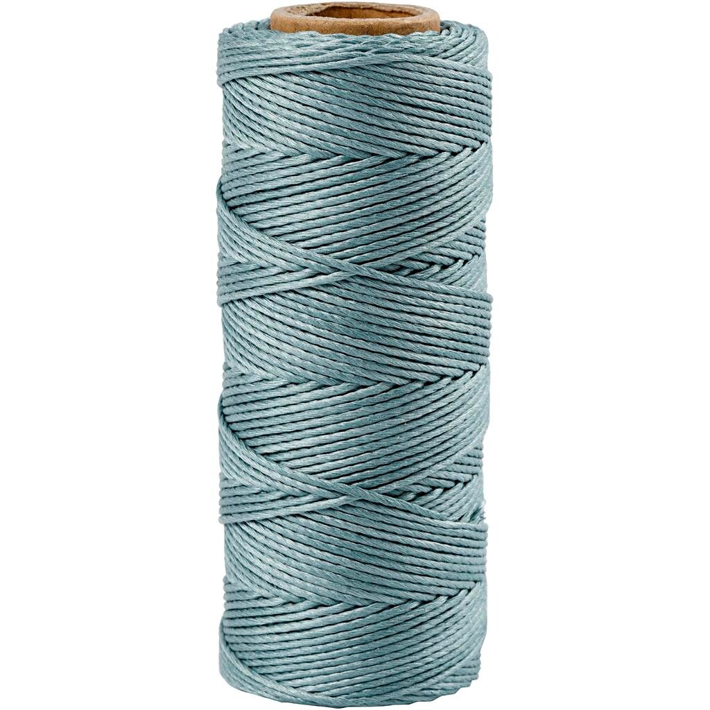 Bambussnor, 1 mm - Mørk Turkis, 65 m, 1 rl. billede