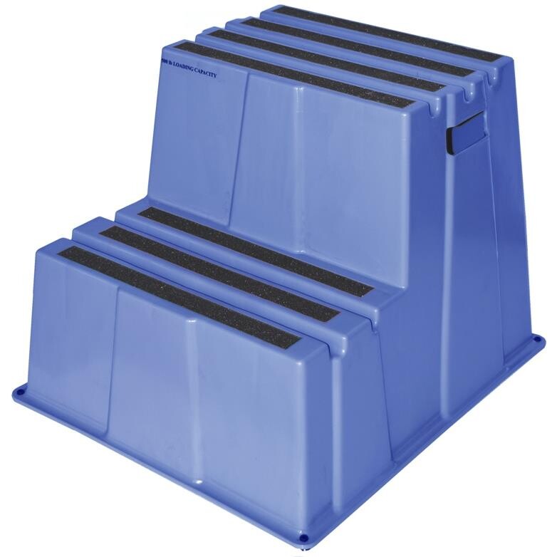 Sikkerhedstrin m/2 trin blå billede