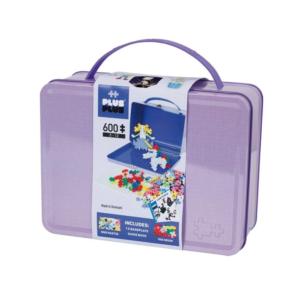 Billede af Plus Plus MINI 600 i metalkuffert LILLA