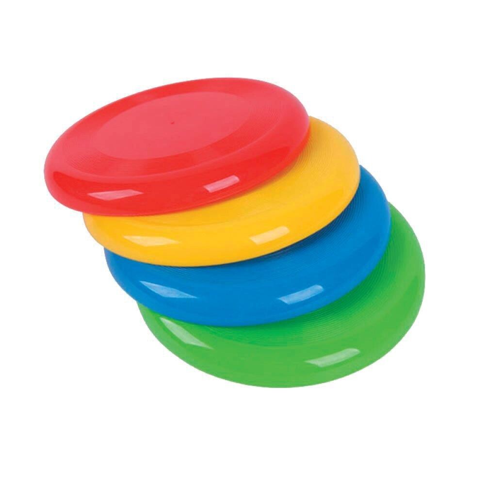 Billede af Frisbee - 4 stk - Ø 24 cm, Ass. farver