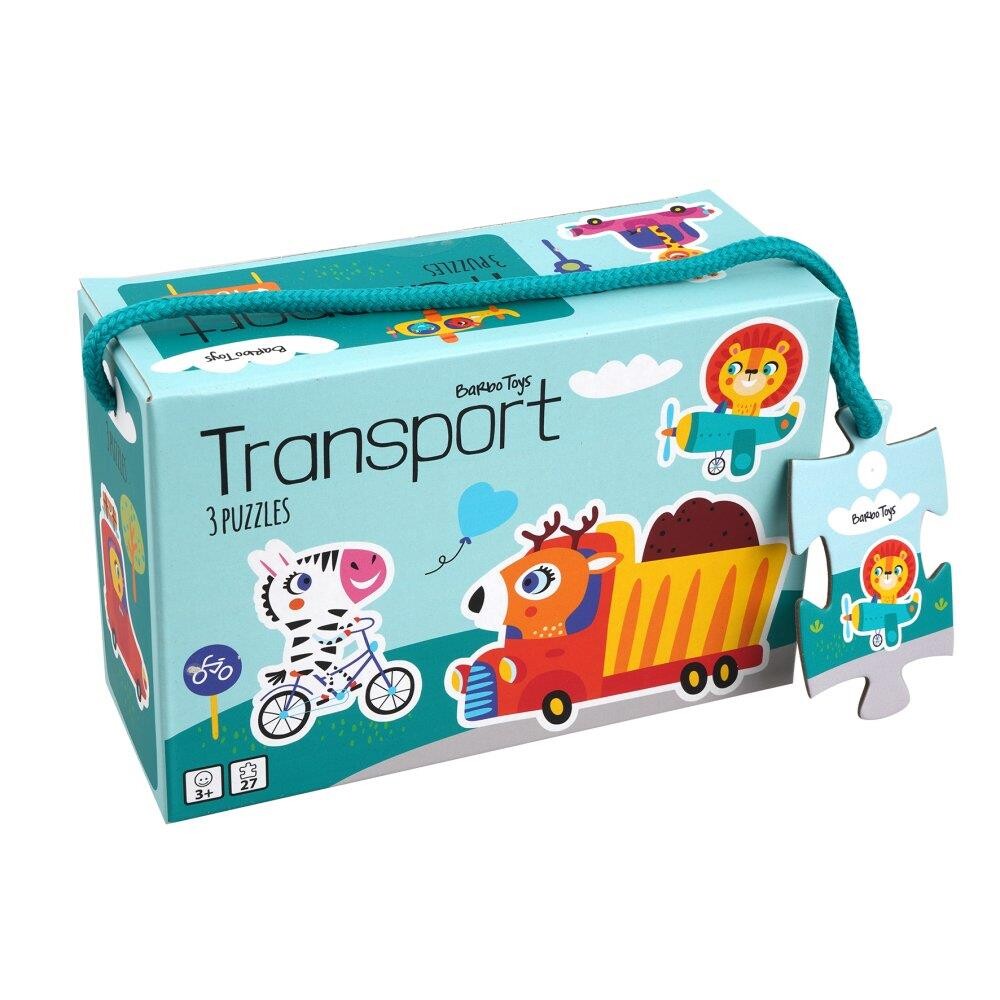 Billede af Puslespil i pap - Transport 3i1