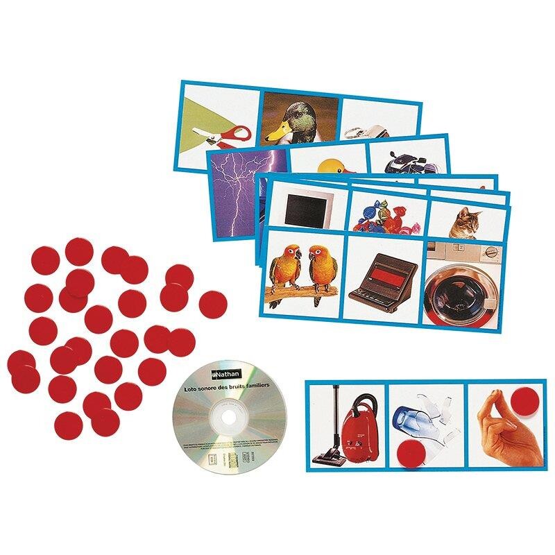Spil, Lydlotto med hverdagslyde - Fra 2 år + billede