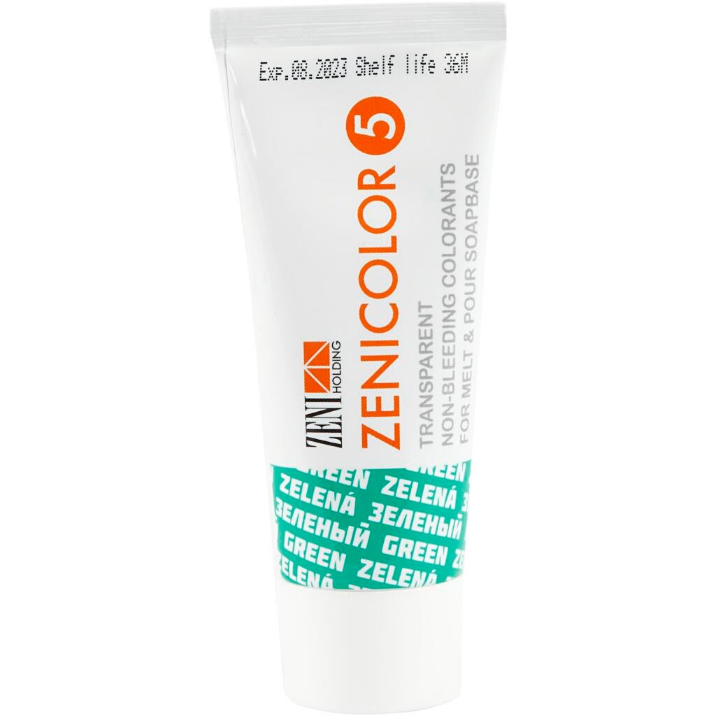 Sæbefarve, grøn, 30 g/1 pk. billede