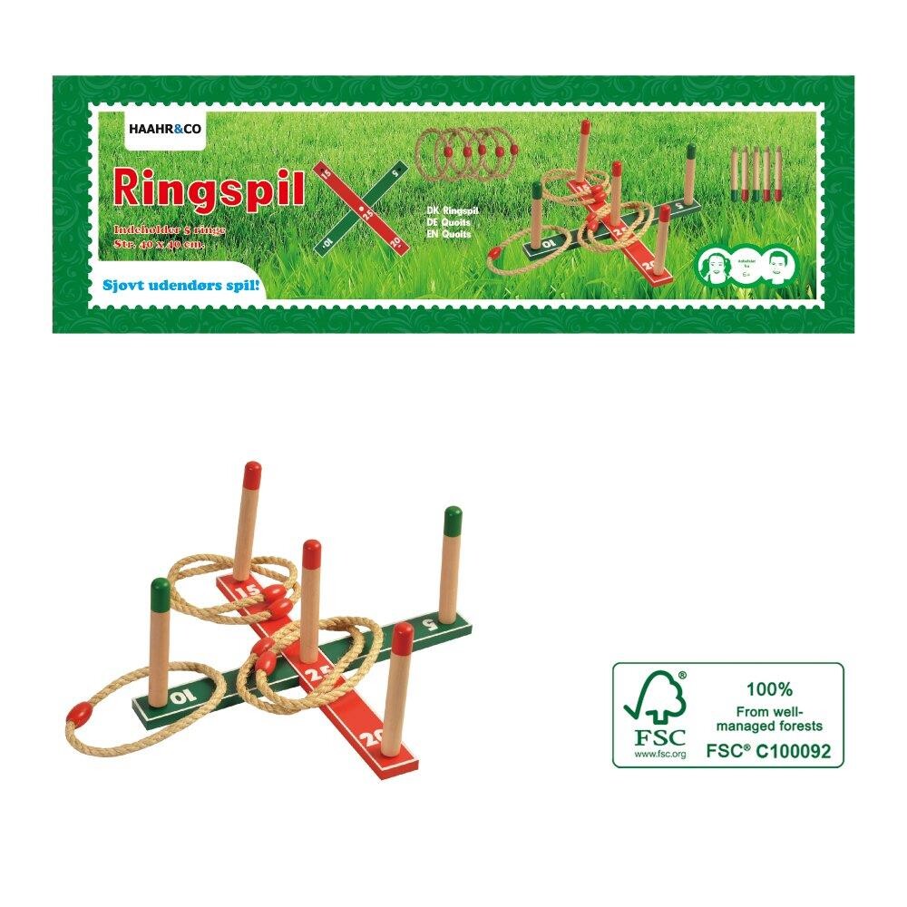 Ringspil Med Ringe Fsc Træ +