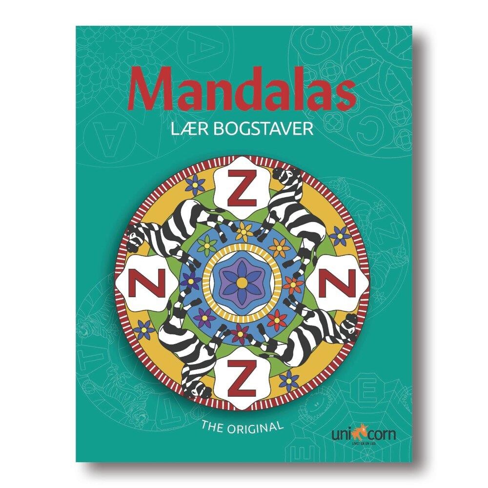 Malebog, Mandalas - Lær Bogstaver