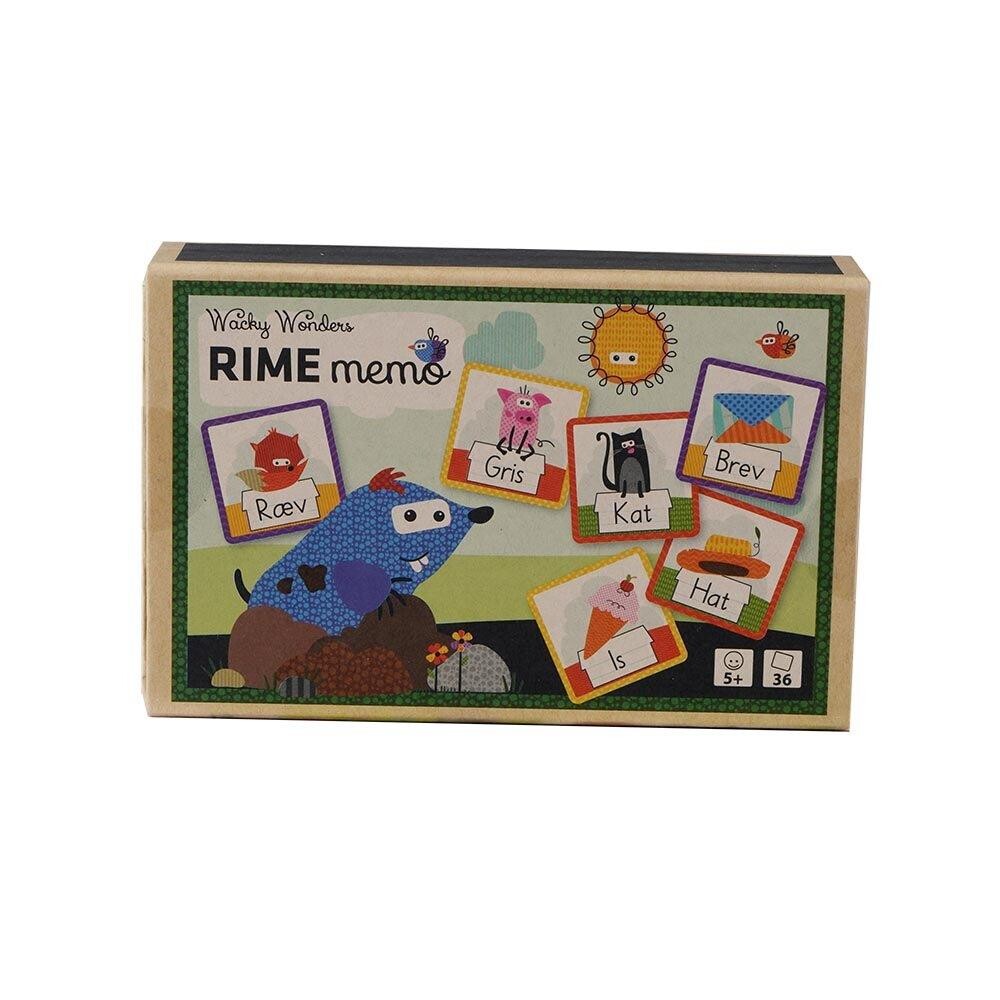 Læringsspil Rimeleg Rime Memo +