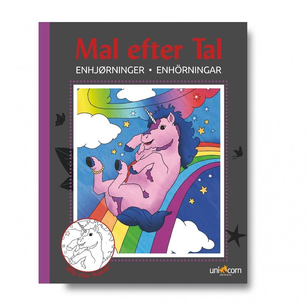 Malebog, Mal-efter-tal - Enhjørninger billede