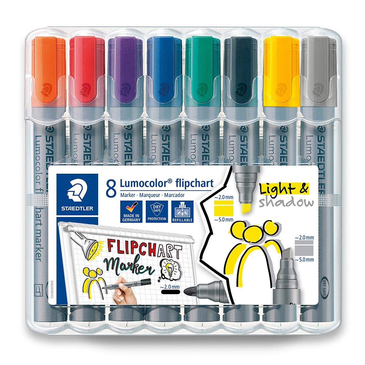 Marker Lumocolor Flipchart- billede