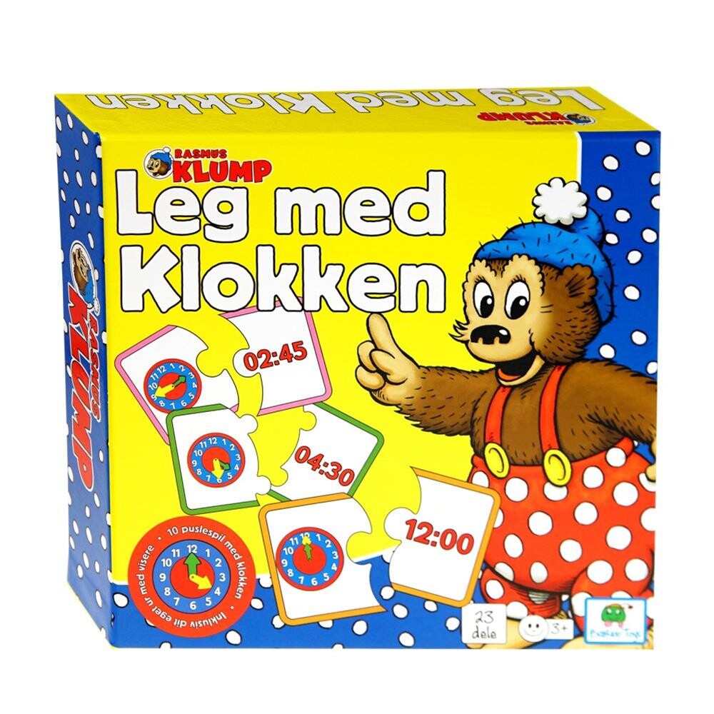 Billede af Rasmus Klump læringsspil - Lær klokken