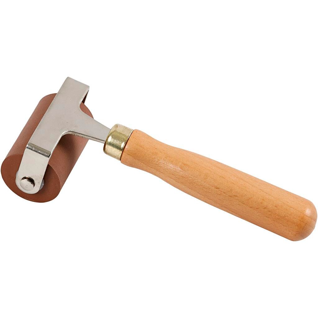 Gummivalse/linoleumsrulle, B: 4,90 cm, 1 stk. billede