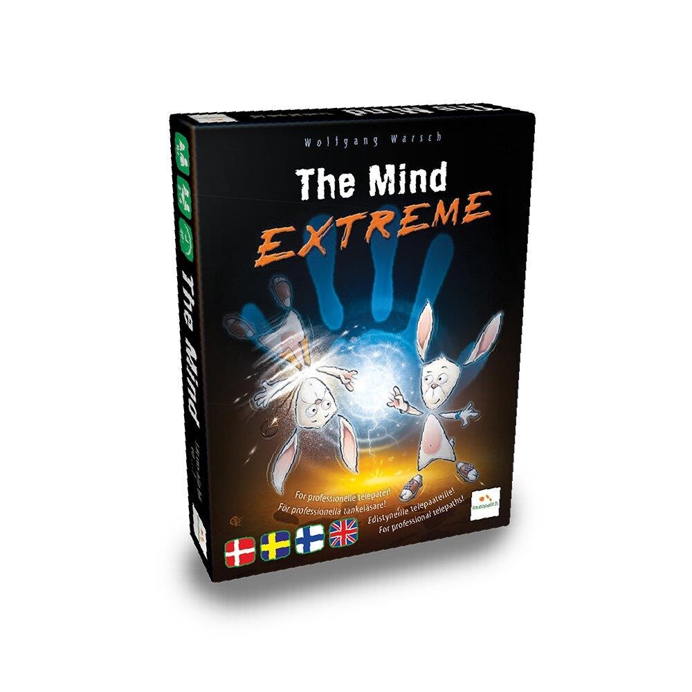 The Mind Extreme - Nordisk er det ekstreme kortspil, der udfordrer dine tankelæsningsfærdigheder! Et sjovt og spændende spil for hele familien, hvor du skal lægge kortene i den rigtige rækkefølge uden at kommunikere verbalt. Denne nordiske udgave af spillet tilbyder en ekstrem udfordring, der kræver samarbejde, intuition og fælles tankegang for at vinde. The Mind Extreme - Nordisk er en perfekt måde at teste og styrke dine mentale færdigheder på!

- Udfordrende kortspil med nordisk tema
- Skaber sjov og spænding for hele familien
- Kræver samarbejde og fælles tankegang
- Ideel til at teste og forbedre tankelæsningsfærdigheder
- En ekstrem oplevelse, der skiller sig ud fra andre kortspil
- Perfekt til sociale sammenkomster og spilaftener