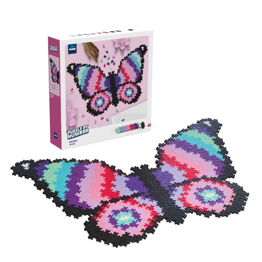 Billede af Plus-Plus Puzzle-By-Numbers Butterfly