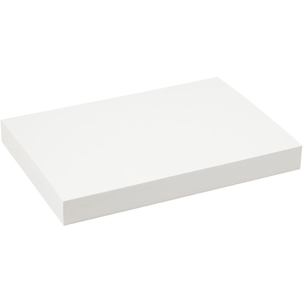 Akvarelpapir, hvid, A4, 210x297 mm, 200 g, 100 ark billede