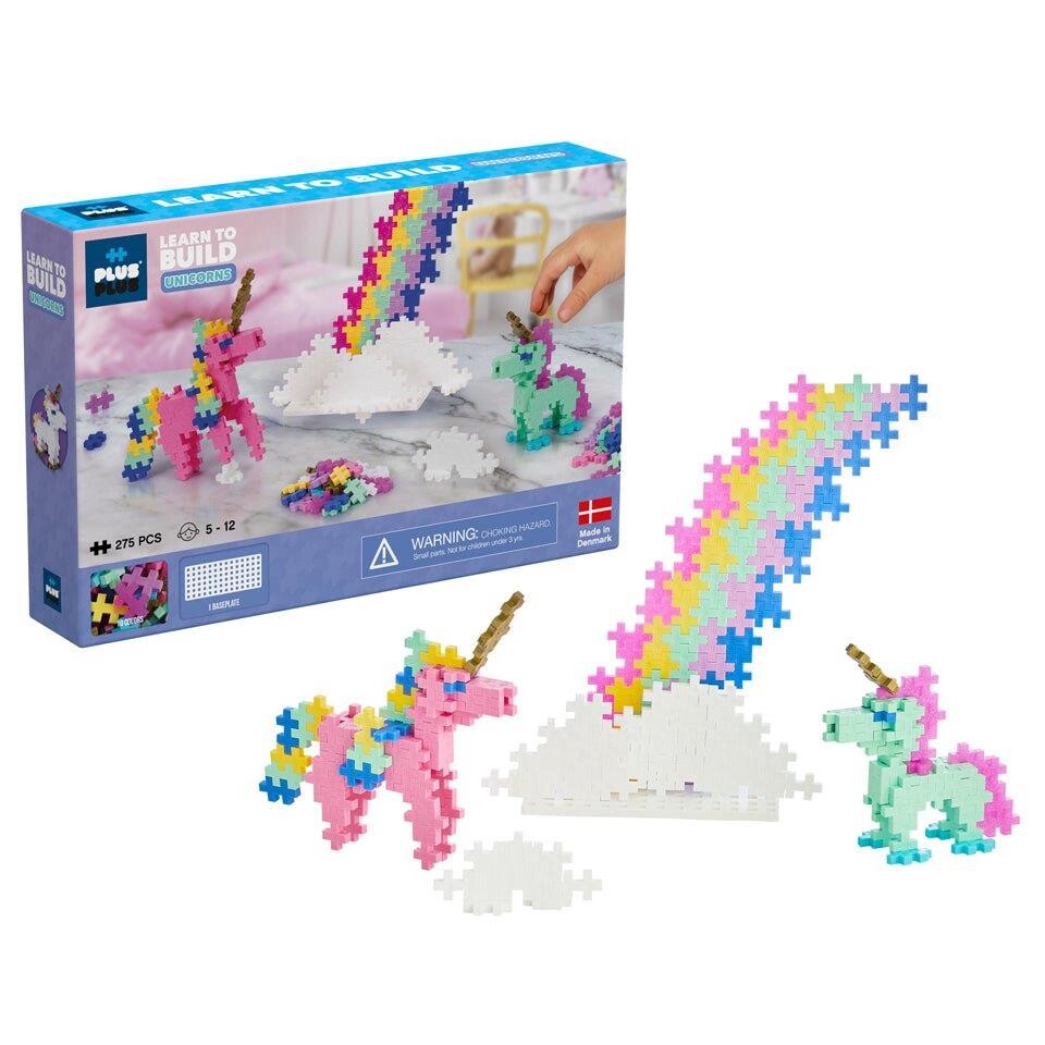 Billede af Plus Plus - Learn to Build - Unicorns