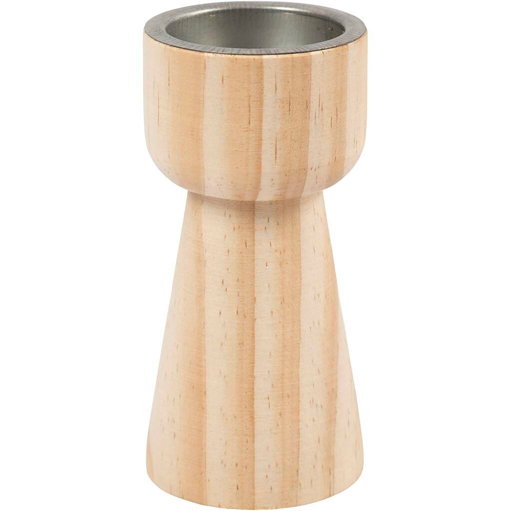 Lysestage, H: 11 cm, diam. 5,5 cm, 10 stk./ 1 pk. billede