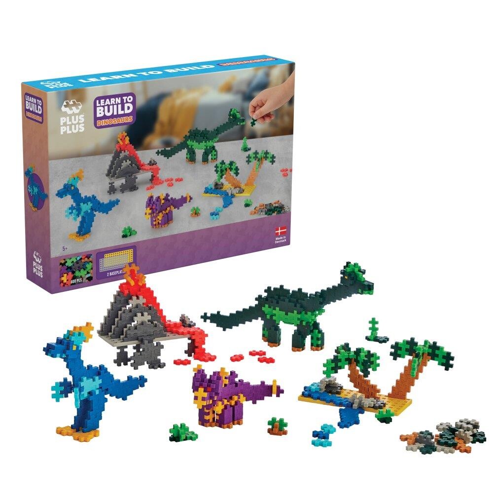 Billede af Plus Plus - Learn to Build - Dinosaur