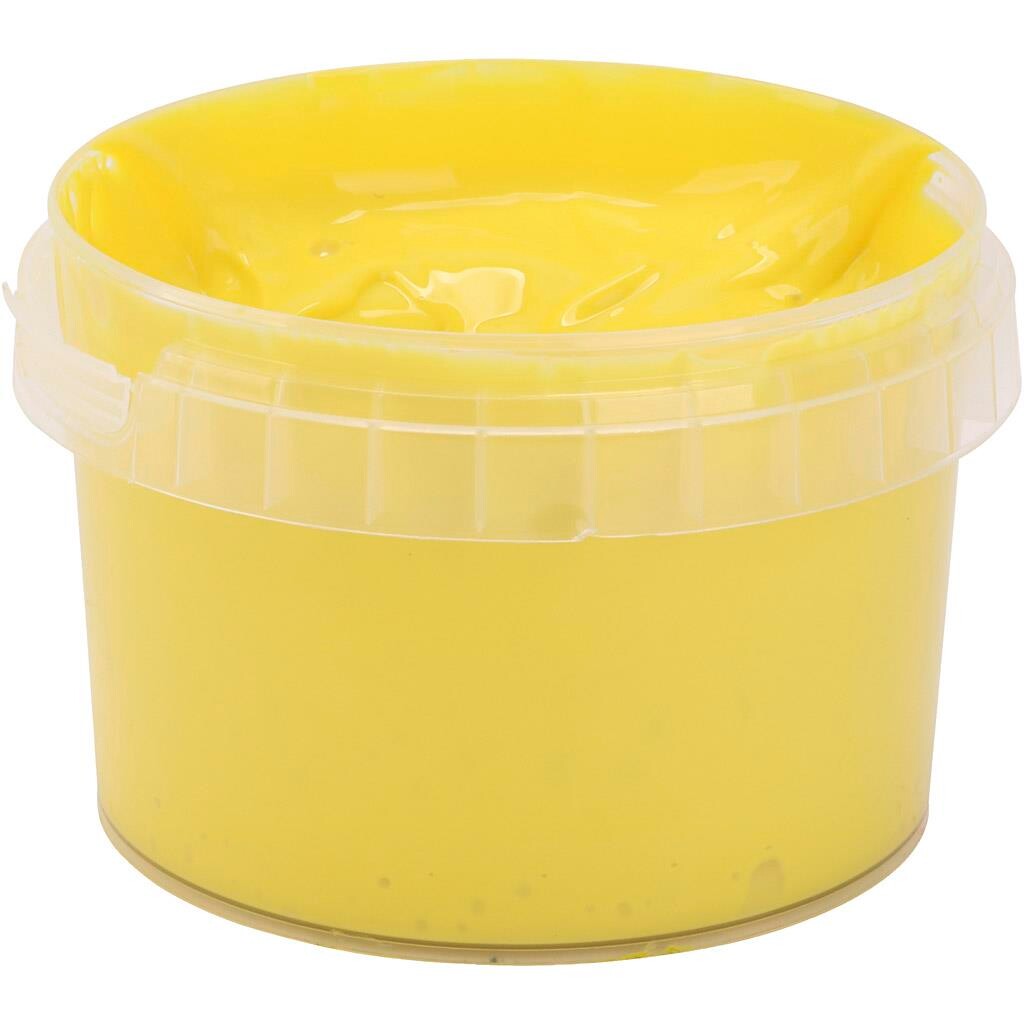 Billede af PRIMO fingermaling, gul, 250 ml/ 1 fl.