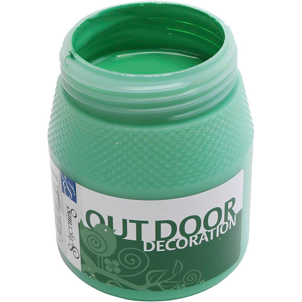 Billede af Udendørsmaling, grøn, 250 ml/ 1 fl.