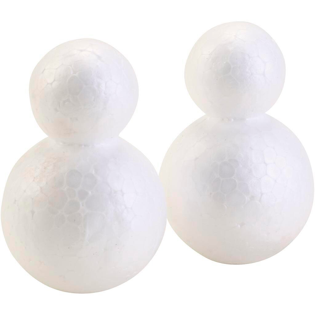 Styroporfigurer, H: 6.5 cm, 50 stk./ 1 pk. billede