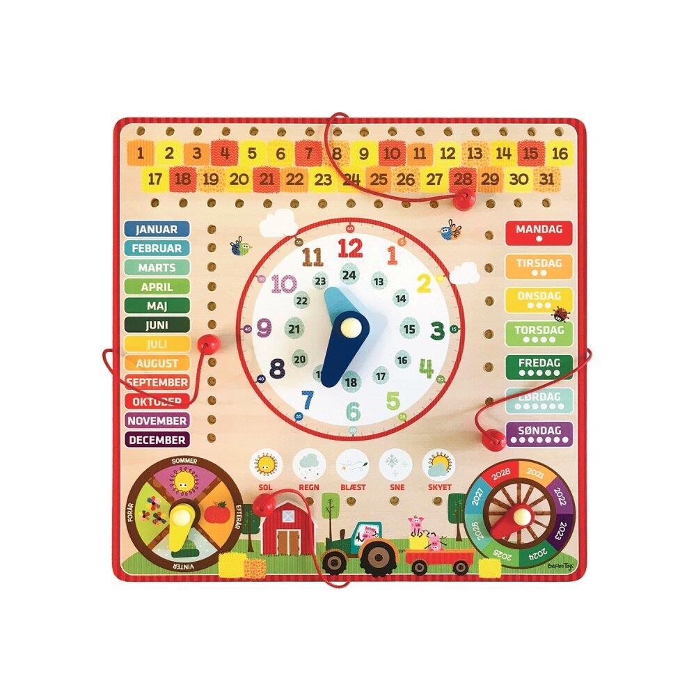 Læringsplade - Sjov med tiden