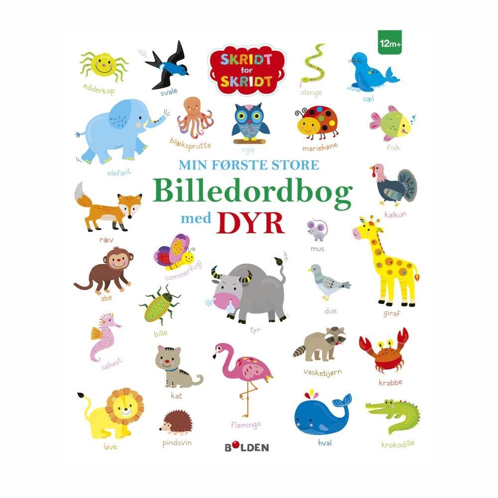 Min Første Store Billedordbog Med Dyr