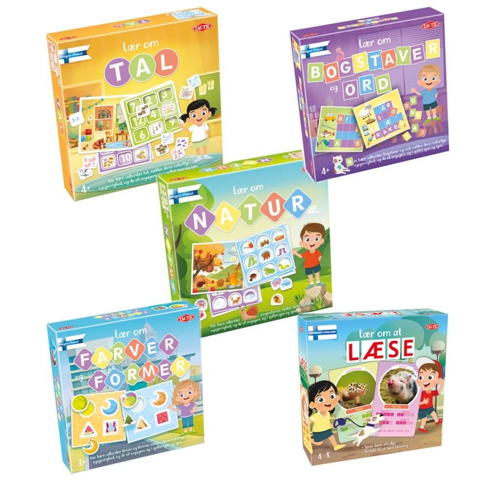 5 Læringsspil Fra Tactic Games