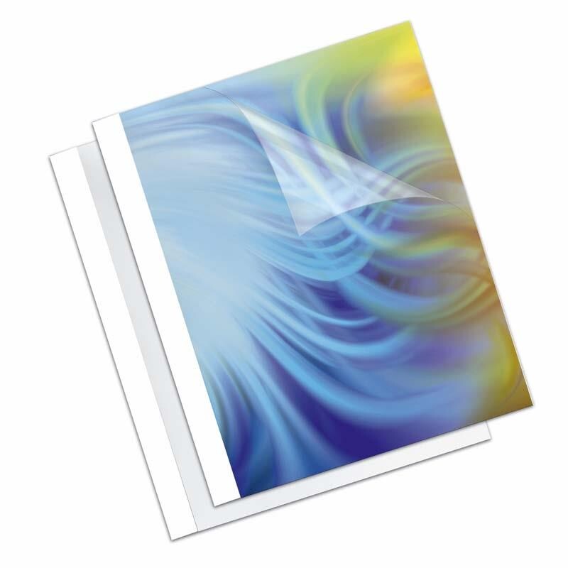Limmappe Fellowes hvid 25mm ca. 201x250ark 50stk