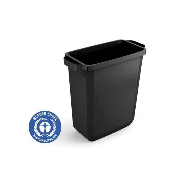 DURABIN®Affaldsspand 60l ECO, rektangulær, Sort billede