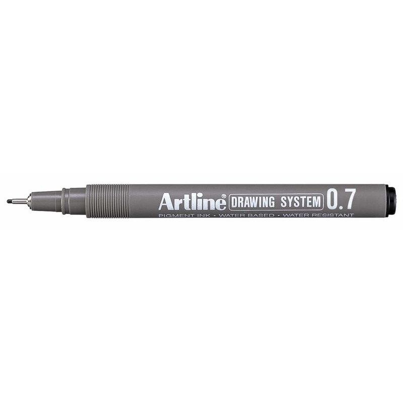 Fiberpen Artline EK237, sort 0,7mm billede