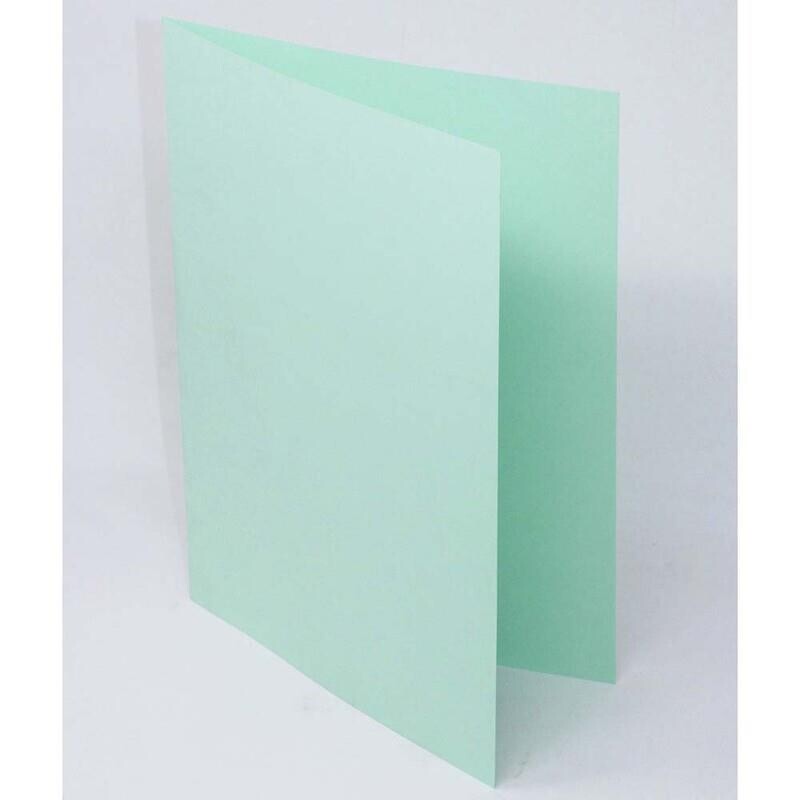 Omslag 300 A4 u/klap 250g karton grøn