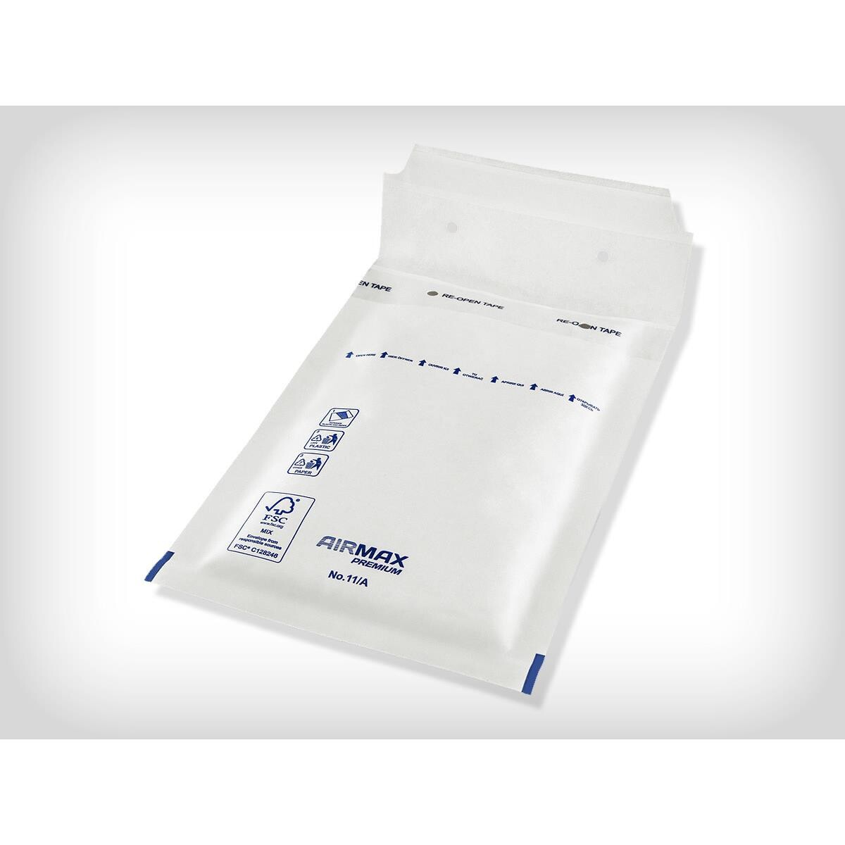 Boblepose Airmax 120x175mm hvid No. 11/A indv. 100x165mm 200stk/pak