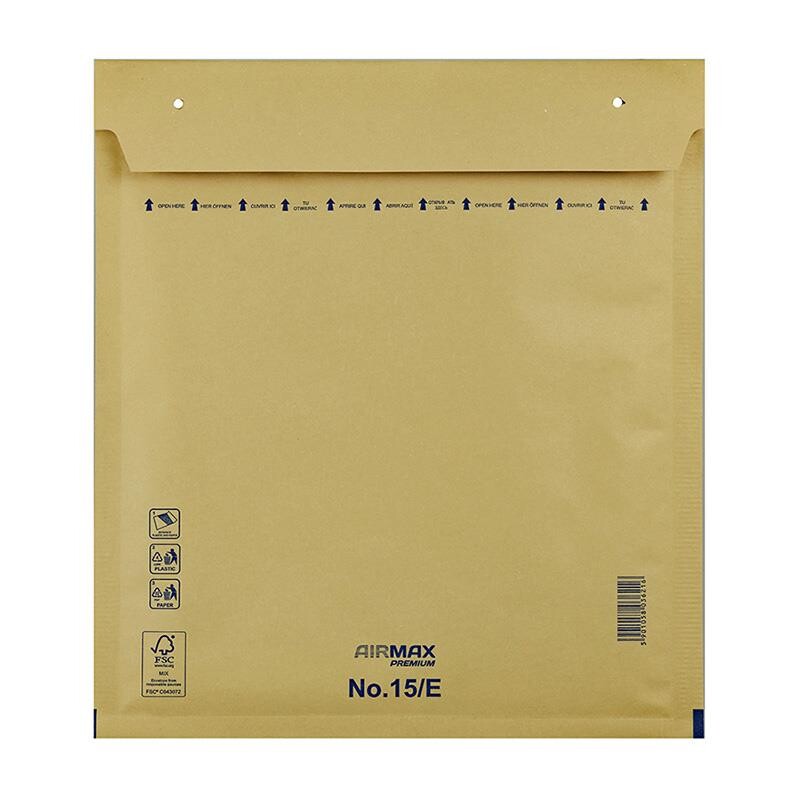 Boblepose Airmax 240x275mm brun No. 15/E indv. 220x265mm 100stk/pak