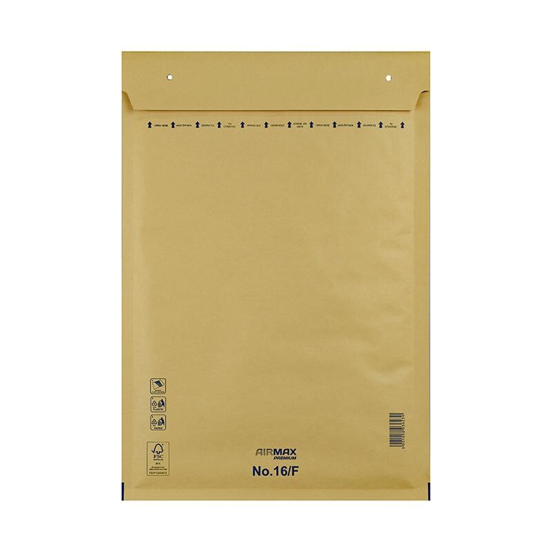 Boblepose Airmax 240x350mm brun No. 16/F 100 billede